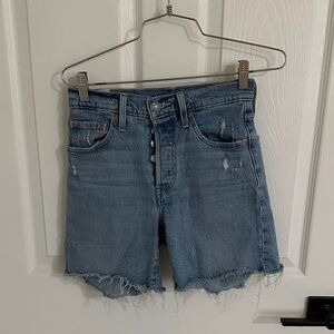 Blue 501 Levi’s  Denim Women Shorts